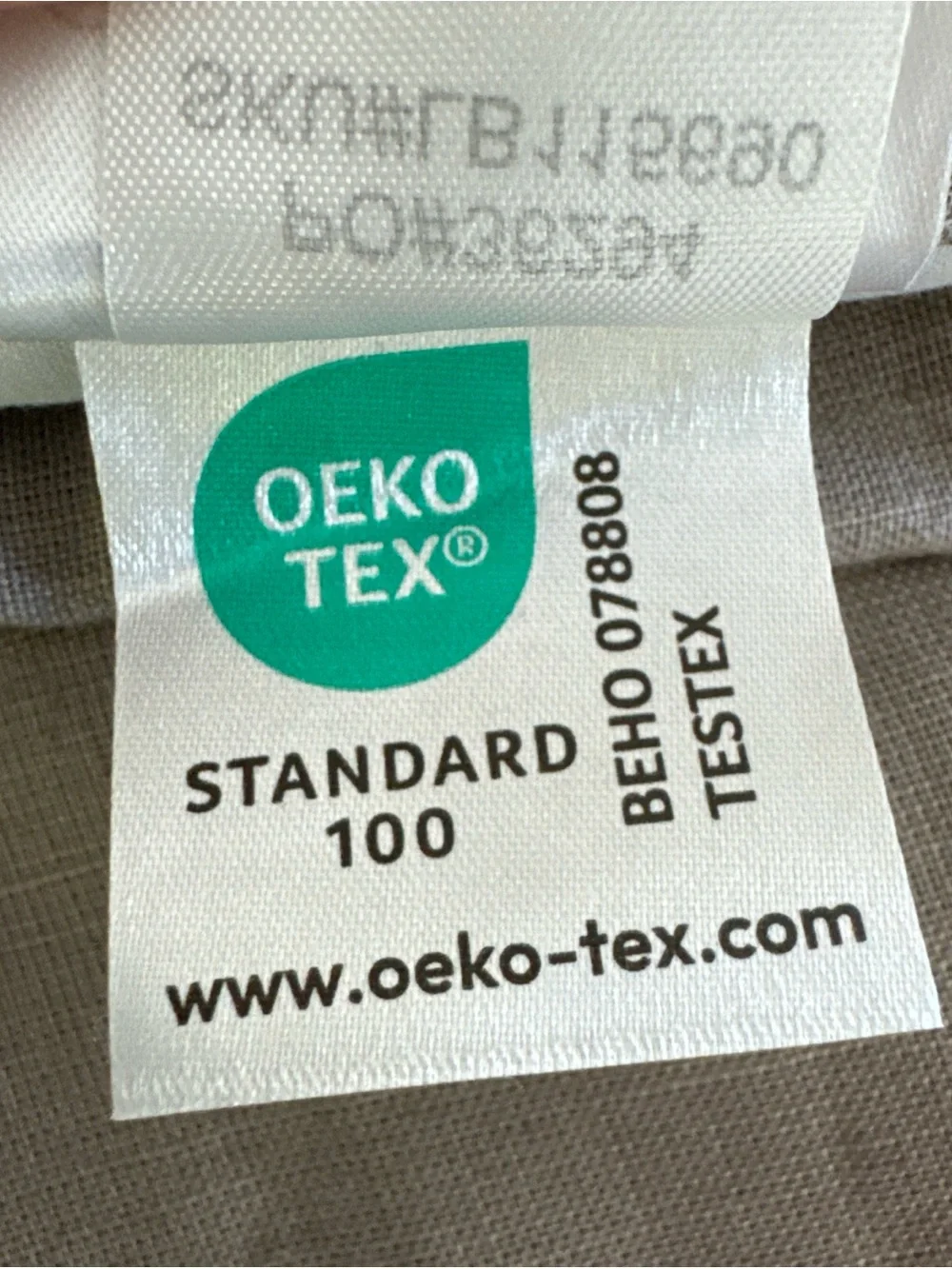 New Quince European Linen True Blackout 1 Curtain Panel Cloud Gray 48x 108”